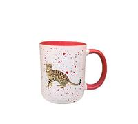 Personalised Bengal Cat Mug - Gift Mug - Present for Cat Lovers - Gifts for Cat Owner - Personalised Cat Mug - Country Style Mug (Green)