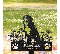 Personalised Bernese Mountain Dog Memorial Plaque, Custom Dog Metal Sign, Outdoor Yard Decor, Pet Grave Marker, Sympathy Sign, Pet Loss Gift, Pet Memorial Signs, Headstone