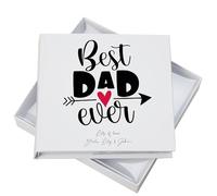 Personalised Best Dad Ever Photo Album Gift With Sentence