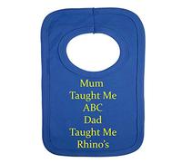 Personalised BIB - LEEDS RHINO'S - DAD Taught ME - (NO Stickers)- Beautifully Embroided
