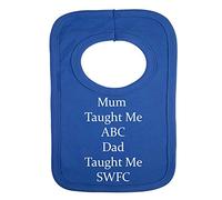 Personalised BIB - SHEF Wednesday - DAD Taught ME - (NO Stickers)- Beautifully Embroided