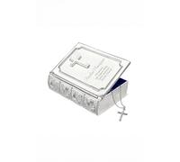 Personalised Bible Trinket Box Personalised Memento Company Silver One Size