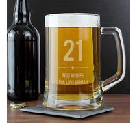 Personalised Big Age Pint Glass