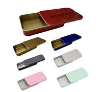 Personalised Bird Training Food Box with name or any text,Bird Tabletop Interactive Parrot Intelligence Training Small Iron Food Jars (5, 7 color to choose)