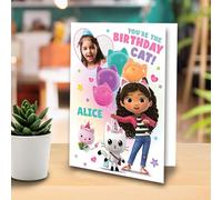 Personalised Birthday Card Gabby's Dollhouse Birthday Card Customise Any Name/Relation On The Cover Dimensions: 210 x 148 MM