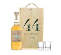 Personalised Birthday Casamigos Reposado Tequila Gift Set - Casamigos Reposado Tequila 70cl with 2 Shot Glasses & Personalised Wooden Gift Box | Birthday Gift for Him & Her