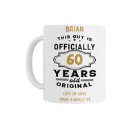 Personalised Birthday Ceramic Mug, This Guy is Officially Gift for Men 18th 21st 30th 40th 50th 60th 70th 80th