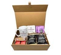 Personalised Birthday Fabulous Design Mug & Coaster Tea Coffee Hamper Gift Box For 18th 21st 30th 40th 50th 60th 65th 70th 80th 90th 100th Her Women (Berry Burst Tea Bags)