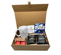 Personalised Birthday Fabulous Design Mug & Coaster Tea Coffee Hamper Gift Box For 18th 21st 30th 40th 50th 60th 65th 70th 80th 90th 100th Her Women (Decaf Coffee Bags)
