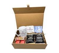 Personalised Birthday Fabulous Design Mug & Coaster Tea Coffee Hamper Gift Box For 18th 21st 30th 40th 50th 60th 65th 70th 80th 90th 100th Her Women (Decaf Tea Bags)
