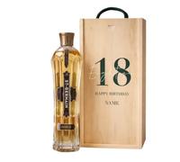 Personalised Birthday St-Germain Elderflower Liqueur Gift Set - St-Germain 70cl with Personalised Wooden Gift Box | Birthday Gift for Her, Him, Cocktail Lovers & Special Occasions