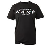 Personalised Birthday t Shirt The one Where Name Age Custom Kids Friends Unisex Men's T-Shirt Unisex Kids Adult(Black, 3XL)