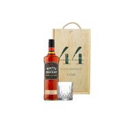 Personalised Birthday Whyte & Mackay Whisky Gift Set - Whyte & Mackay Blended Scotch Whisky 70cl with Official Whisky Glass & Personalised Wooden Gift Box