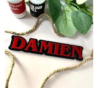 Personalised Black and Red Cake Topper, Perfect for Stranger Cakes