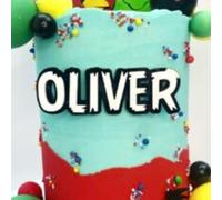 Personalised Black and White Cake Topper, Perfect for Angry Themed Cakes