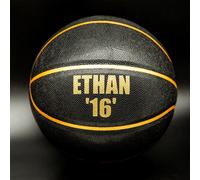 Personalised Black & Gold Basketball