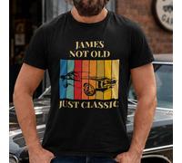Personalised Black Not Old Just Classic T-Shirt X-Large