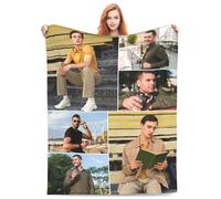 Personalised Blanket for Adults Kids, Customised Photo Blankets, Custom Flannel Blanket Design Gifts for Father's Mother's Day Christmas Valentines Day Birthday(Printed 6 Collage Images), Small Large
