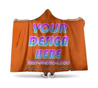 Personalised blanket hoodie Custom Wearable oversized hoodie women Adults Add Your Text/logo/Photo Cosy snoodie Flannel Poncho fleece fluffy hooded for Teenage Girl Christmas birthday wife Gifts