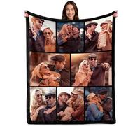Personalised Blanket with Photo Text, Customised Picture Blanket for Adult Kid Couple, Custom Blanekt, Personalised Christmas Valentines Birthday Gifts for Boyfriend Girlfriend Women Men Her Him