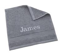 Personalised Bliss Pima Cotton Face Cloth, Super Absorbent Hotel Quality, 650gsm, Machine Washable 40℃ and Tumble Dry, 30x30cm