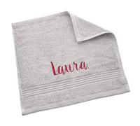 Personalised Bliss Pima Cotton Face Cloth, Super Absorbent Hotel Quality, 650gsm, Machine Washable 40℃ and Tumble Dry, 30x30cm