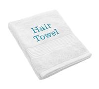 Personalised Bliss Pima Cotton Hand Towel, Super Absorbent Hotel Quality, 650gsm, Machine Washable 40℃ and Tumble Dry, 50x90cm