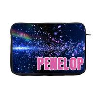 Personalised Blue Galaxy pattern Printed-Slim Fit Funny-Ideal Travel Bag To Keep Your Laptop Safe Compatible W / 13” / 14” / 15” Laptop Sleeve Unique Laptop Accessories (14")