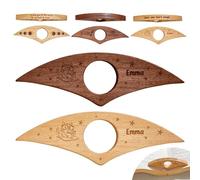 Personalised Book Page Holder Custom Thumb Book Page Holder with Engraved Name & Logo,Wooden Book Thumb Page Holder for Reading Bookish Gifts for Book Lovers