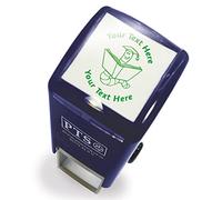 Personalised Book Worm Reading Literacy School Teachers Reward Feedback Marking Stamper Stamp 25mm Primary Teaching Services (Green)