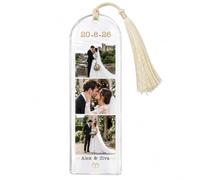 Personalised Bookmark Custom Acrylic Reading Gift for Book Lovers | Custom Acrylic bookmark personalised with your name, message or photo, ideal for teachers, grandads and book lovers.