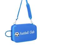 Personalised Boot Bag - Custom Shoe Bags with Custom Name/Logo/Pattern/Text - for Kids Teens School Sport, Football, Rugby, Dance, Badminton, Golf (Blue)