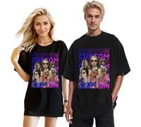 Personalised Bootleg Rap Tee Shirts Custom Face T Shirt with Picture Text Custom Vintage Graphic T-Shirt for Women Men Personalized Shirts for Girlfriend Boyfriend Gifts for Birthday Christmas