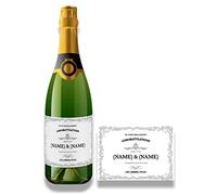 Personalised Bottle Label Engagement Anniversary Suitable for Prosecco Champagne BL021