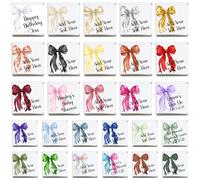 Personalised Bow Chocolate Neapolitan Squares Coins Love Heart Roll Happy 18th 21st Birthday Congratulations Thank You 30 40 50 60 Wedding Engagement Baby Shower Hen Party Favour Gift (5, Silver Foil)