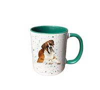 Personalised Boxer Mug Gift - Present for Dog Lovers - Gifts for Dog Owners - Personalised Dog Mug - Country Style Mug (Pink)