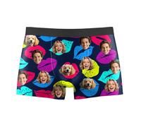 Personalised Boxers for Men, Boxers with Face on Personalised, Custom 1~3 Photos, Funny Men's Boxer Shorts, Personalised Gifts for Men Dad Boyfriend, S~XL