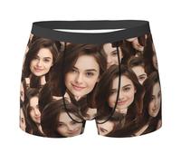 Personalised Boxers for men Customised boxer add face photo Custom Underwear for Him Funny Gift for Boyfriend Husband Partner or Spouse for Birthday or Anniversary Valentine’s Day