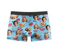 Personalised Boxers For Men,Heart Boxers With Face On Personalised,Funny Boxer Briefs Mens,Personalised Gifts For Men Him Boyfriends Daddy Husband Birthday