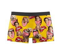 Personalised Boxers For Men,Heart Boxers With Face On Personalised,Funny Boxer Briefs Mens,Personalised Gifts For Men Him Boyfriends Daddy Husband Birthday