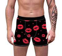 Personalised Boxers for Men with Face Men's Boxer Shorts Custom Funny Face Underwear with Name Customized Mens Underpants Shorts Gifts for Valentine's Day Personalised Funny Gifts for Him Boyfriend