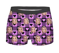 Personalised Boxers For Men With Face Photo Custom Funny Boxers For Men Personalised Gifts For Valentine'S Day Christmas Day For Men Multicolor S-2Xl