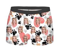Personalised Boxers For Men With Face Photo Custom Funny Boxers For Men Personalised Gifts For Valentine'S Day Christmas Day For Men Multicolor S-2Xl