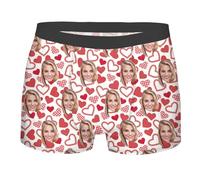 Personalised Boxers For Men With Face Photo Custom Funny Boxers For Men Personalised Gifts For Valentine'S Day Christmas Day For Men Multicolor S-2Xl
