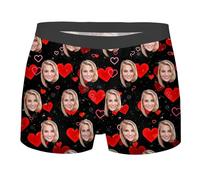 Personalised Boxers For Men With Face Photo Custom Funny Boxers For Men Personalised Gifts For Valentine'S Day Christmas Day For Men Multicolor S-2Xl