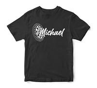 Personalised Boys Darts T Shirt, Kids Custom Dart Gifts Boys Tee, Christmas and Birthday Gifts for Son who Loves Playing Darts, 7-8 Years, Black