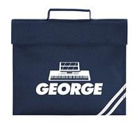 Personalised Boys Electric Piano Bookbag, Kids Musician Gifts Boys Book Bag, Back to School Gifts for Son who Loves Playing The Piano, One Size, Navy
