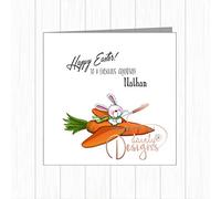 Personalised Boys Happy Easter Card Son Grandson Godson Nephew Uncle Godfather
