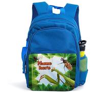 Personalised Boys Insects Backpack Bag For School Childrens Primary Kids Blue Bugs Rucksack Birthday Gift ST901