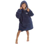 Personalised Boys Oversize Huggable Hoodie Warm Snuggle Feece Comfortable Cozy Oversize Personalised Wear (NAVY, ONESIZE)